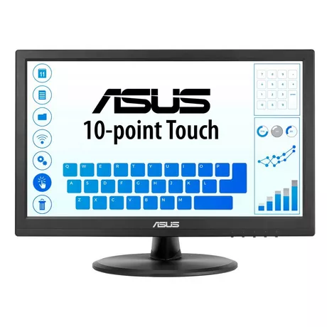ASUS  VT168HR écran plat de PC 39,6 cm (15.6") 1366 x 768 pixels WXGA LED Écran tactile Noir 