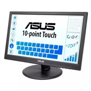 ASUS  VT168HR Monitor PC 39,6 cm (15.6") 1366 x 768 Pixel WXGA LED Touch screen Nero 