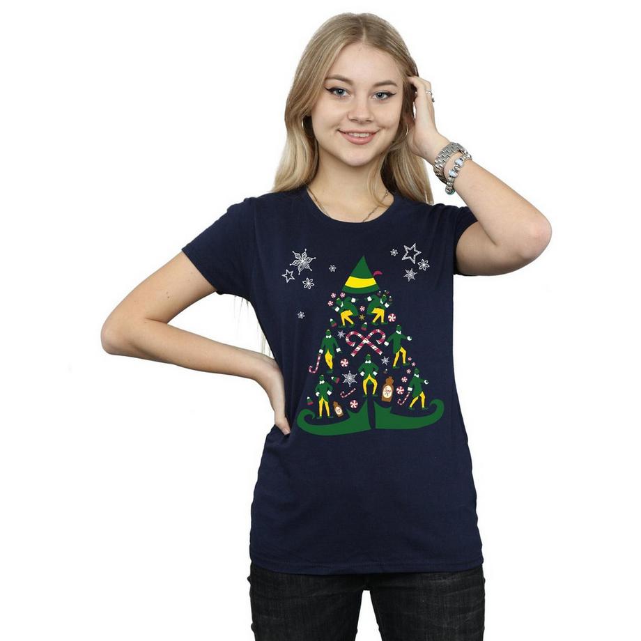 Elf Weihnachtsbaum T-Shirt  