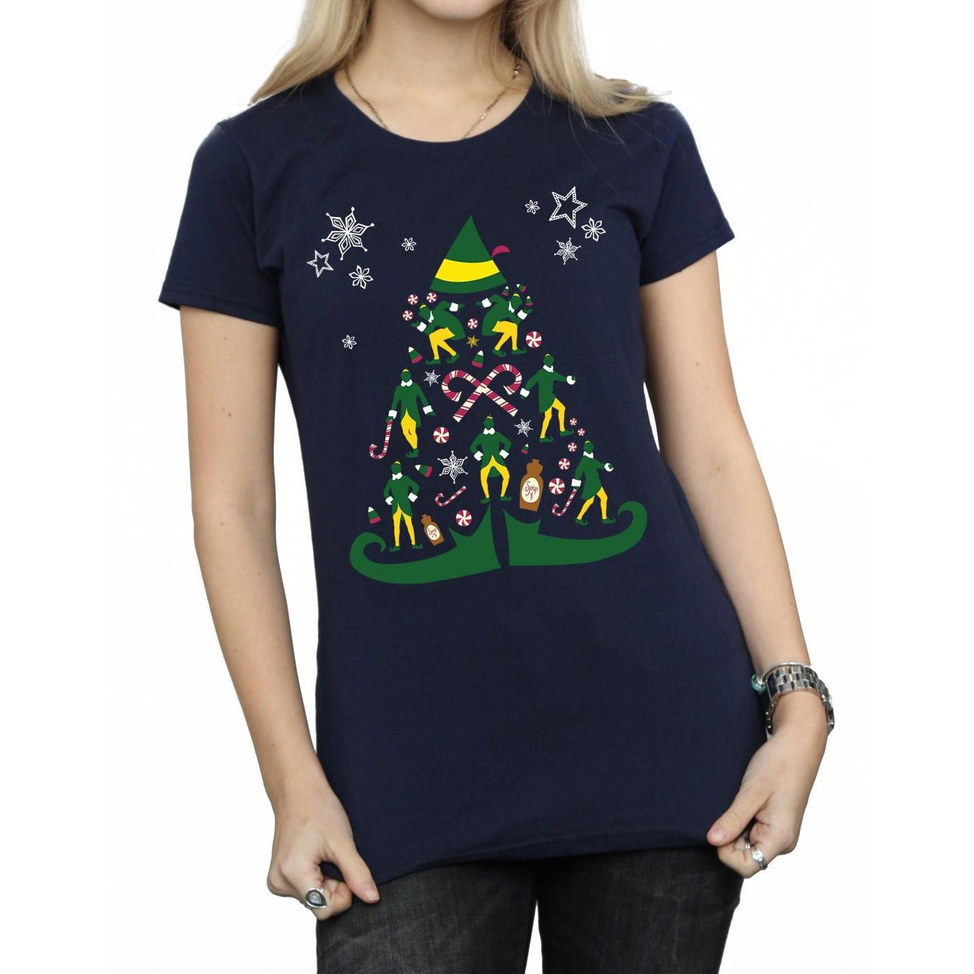 Elf T-Shirt Arbre de Noël  