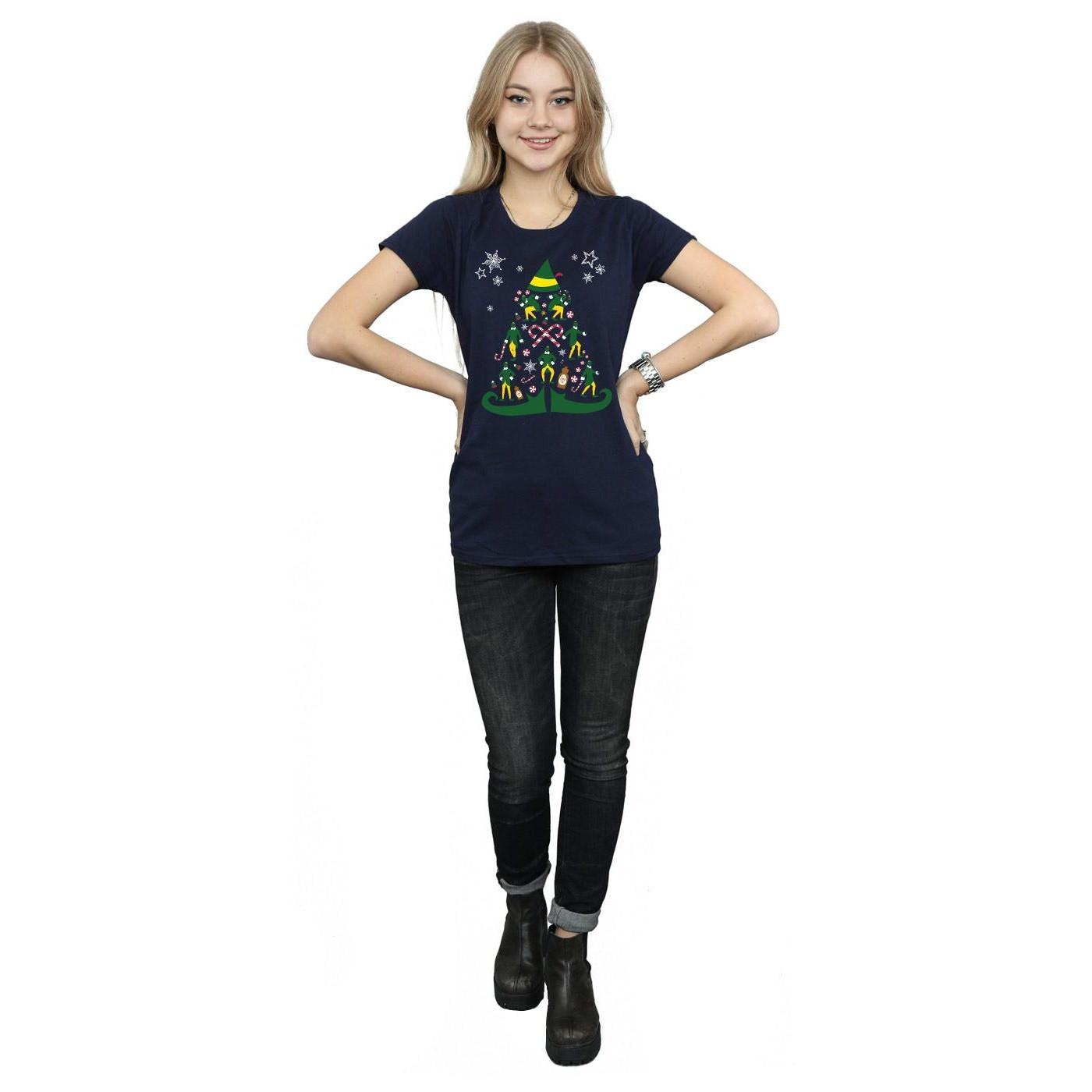 Elf T-Shirt Arbre de Noël  
