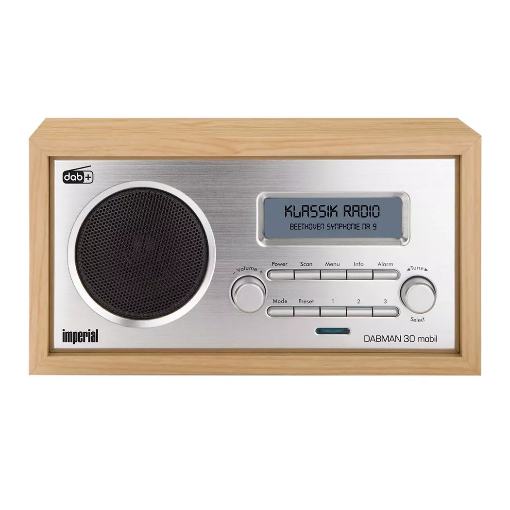 Imperial DABMAN 30 DAB+ Radio Speaker with Bluetooth, FM & DAB Digital - Wood