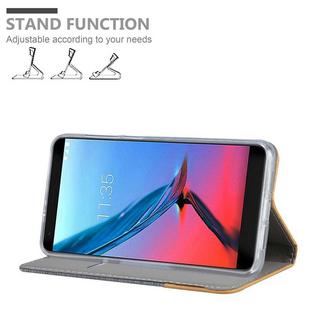 Cadorabo  Housse compatible avec ZTE Blade V9 - Coque de protection avec fermeture magnétique, fonction de support et compartiment pour carte 