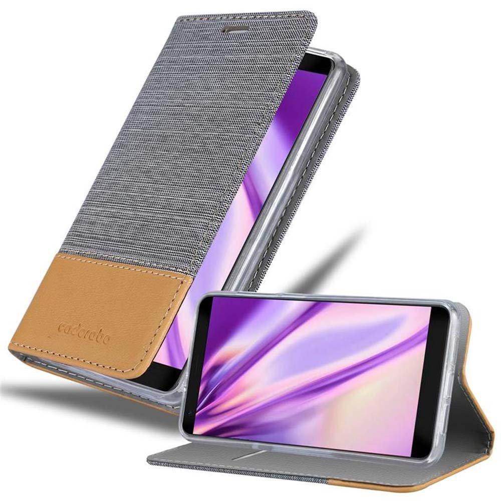 Cadorabo  Housse compatible avec ZTE Blade V9 - Coque de protection avec fermeture magnétique, fonction de support et compartiment pour carte 