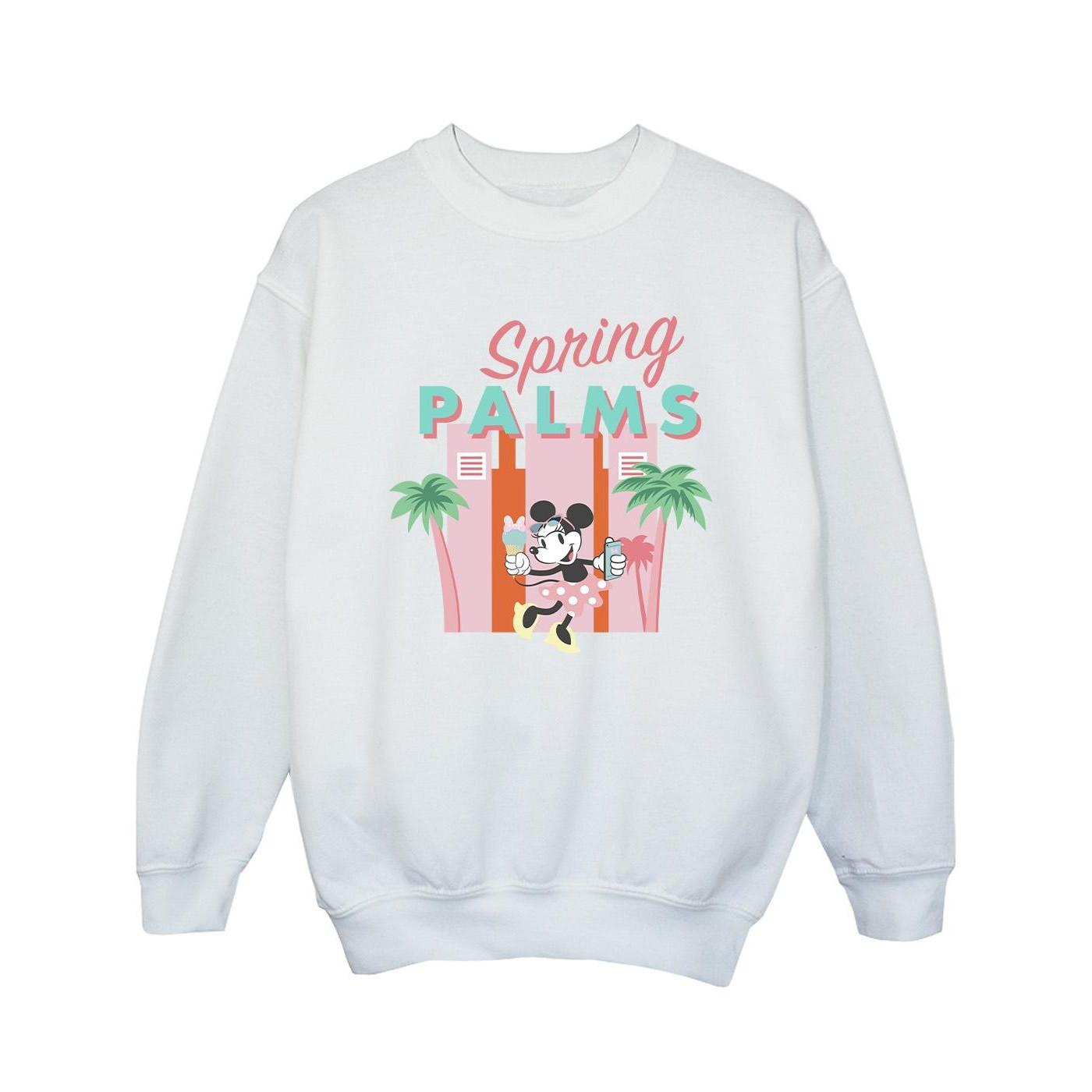 Disney  Minnie Mouse Spring Palms Sweatshirt 