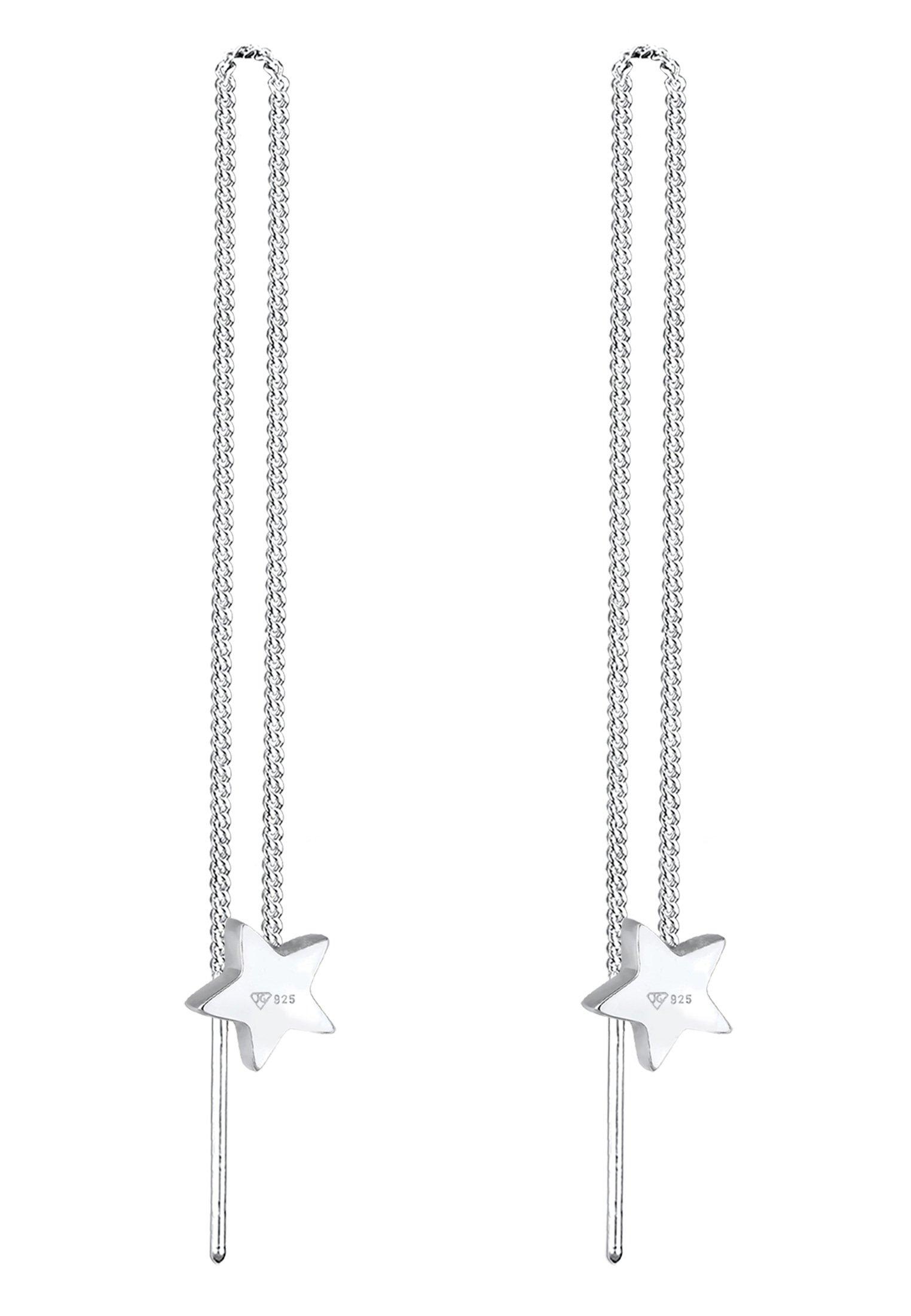 Elli  Ohrringe Sterne Astro Kette Kristalle 