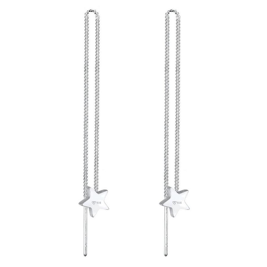 Elli  Ohrringe Sterne Astro Kette Kristalle 