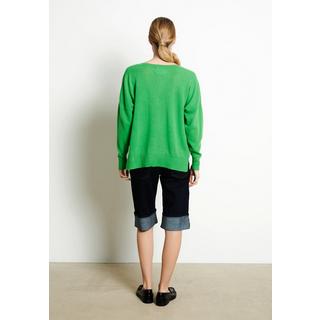 Studio Cashmere8  RIA 3 Maglia profonda oversize con scollo a V - 100% cashmere 