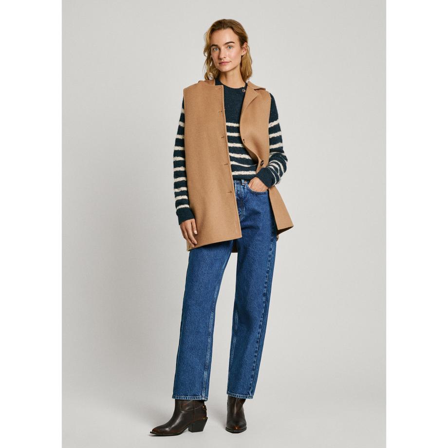 Pepe Jeans London Deila Manteau sans Manches à Capuche  