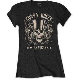 Guns N Roses Top Hat Skull and Pistols Las Vegas T-Shirt  