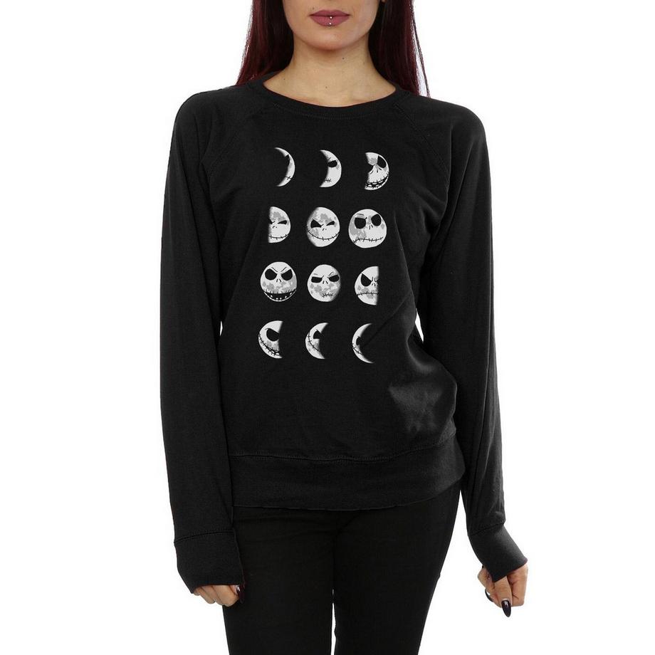 Disney Nightmare Before Christmas Jack Skellington Mondphasen Sweatshirt  