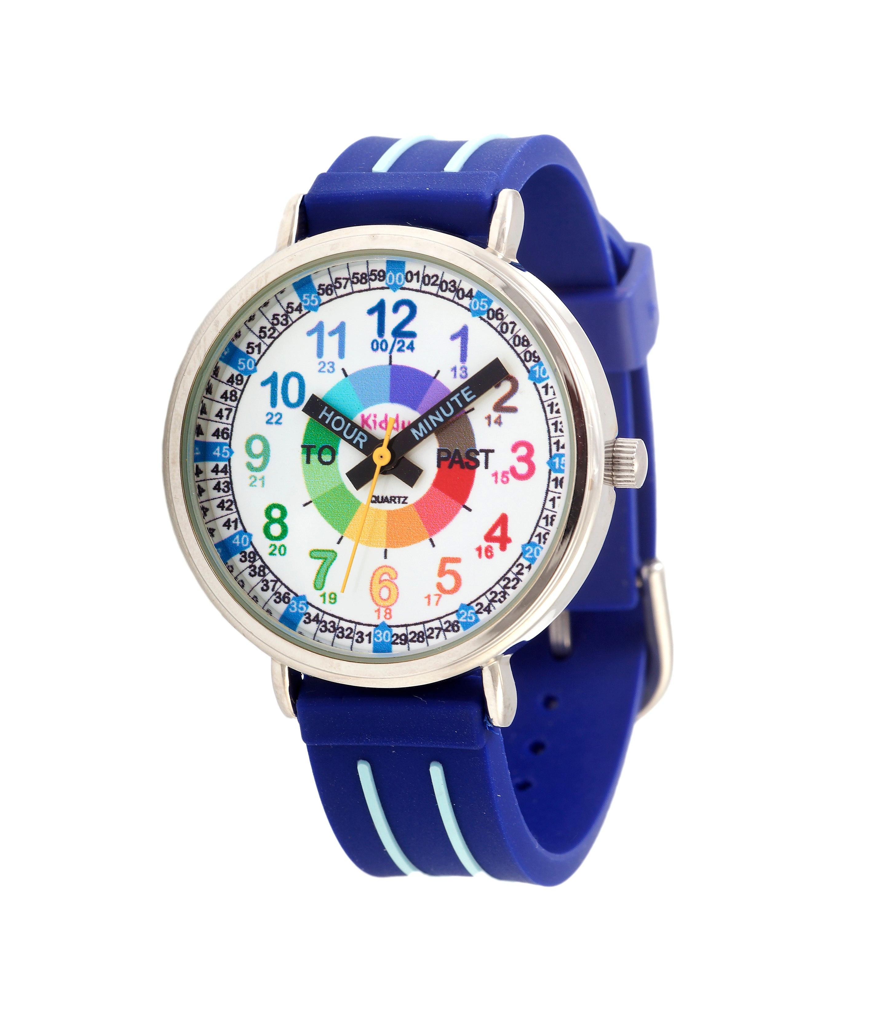 Kiddus  Time Teacher Blue (Englisch)  Kinderuhr 