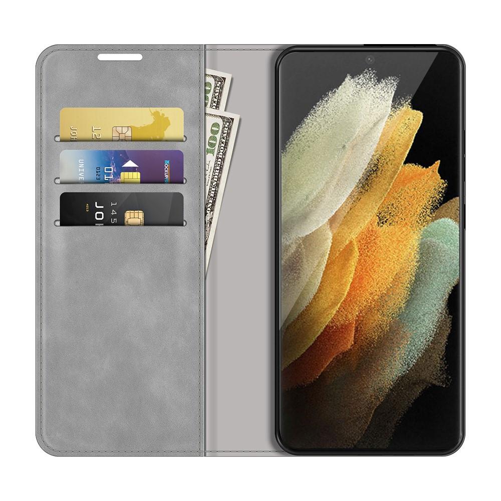 Cover-Discount  Galaxy S22 Ultra - Seidige Stand Flip Case Hülle 