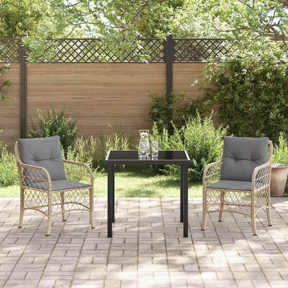 VidaXL Set da Pranzo per Giardino Polyrattan  