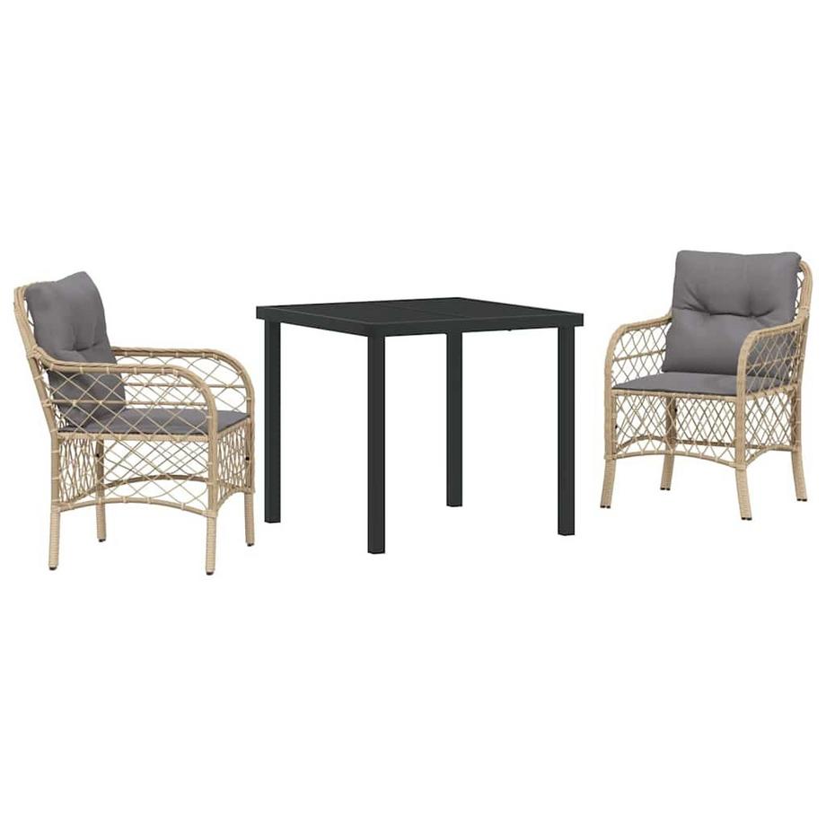 Set da Pranzo per Giardino Polyrattan