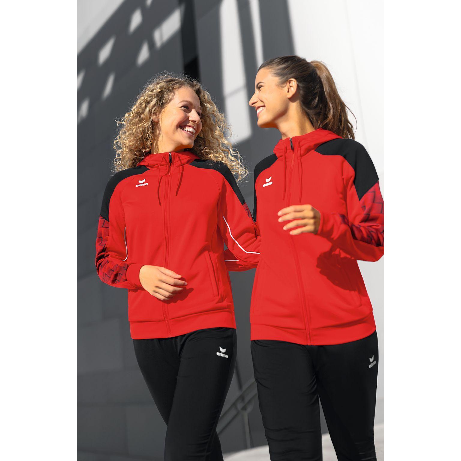 Erima  sweatjacke mit kapuze, damen evo star 