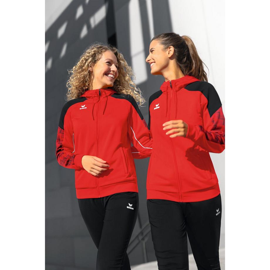 Erima  sweatjacke mit kapuze, damen evo star 