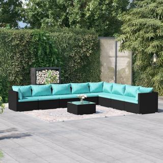 VidaXL Garten-lounge-set poly-rattan  