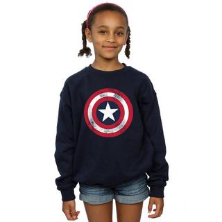 MARVEL  Sweat CAPTAIN AMERICA DISTRESSED SHIELD 