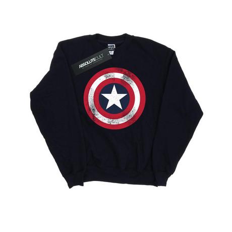 MARVEL  Sweat CAPTAIN AMERICA DISTRESSED SHIELD 