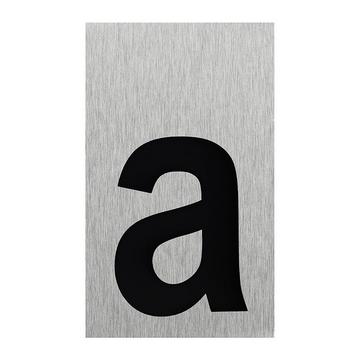 Plaque de porte en aluminium " a " 100x60mm