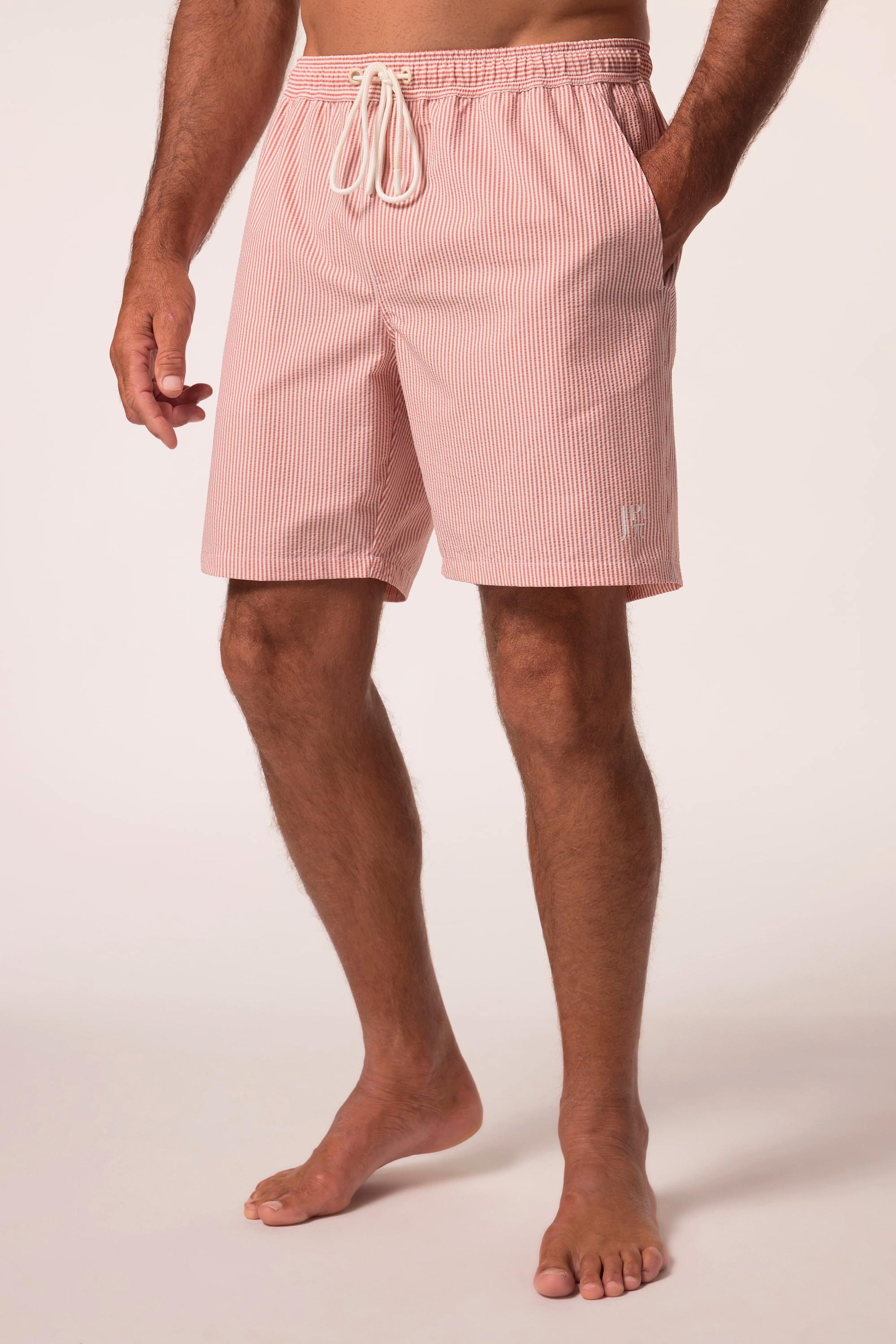 JP1880  Shorts da mare in seersucker con QuickDry, fino alla tg. 8XL 