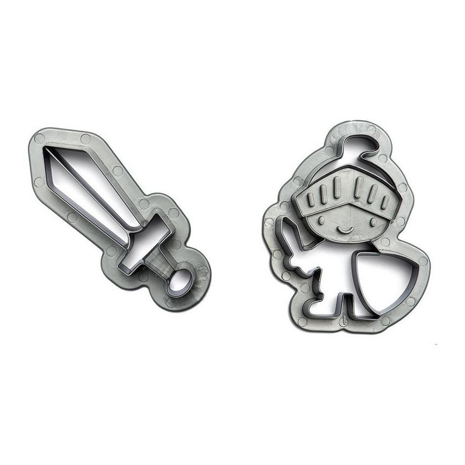 Decora Präge- & Ausstecher Set Ritter und Schwert, 2-teilig  