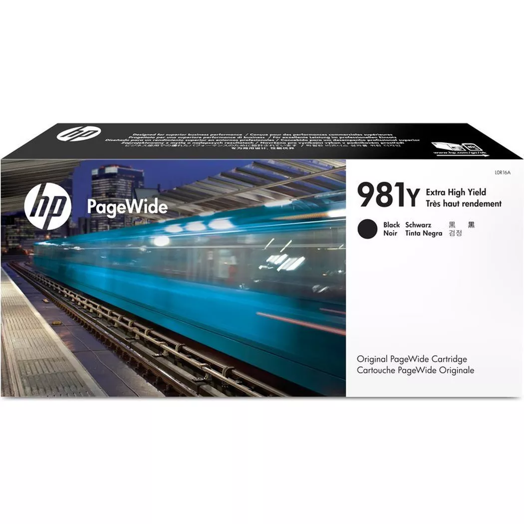 Hewlett-Packard – HP Tintenpatrone 981Y schwarz L0R16A PW Enterprise 556 20’000 S., One Size