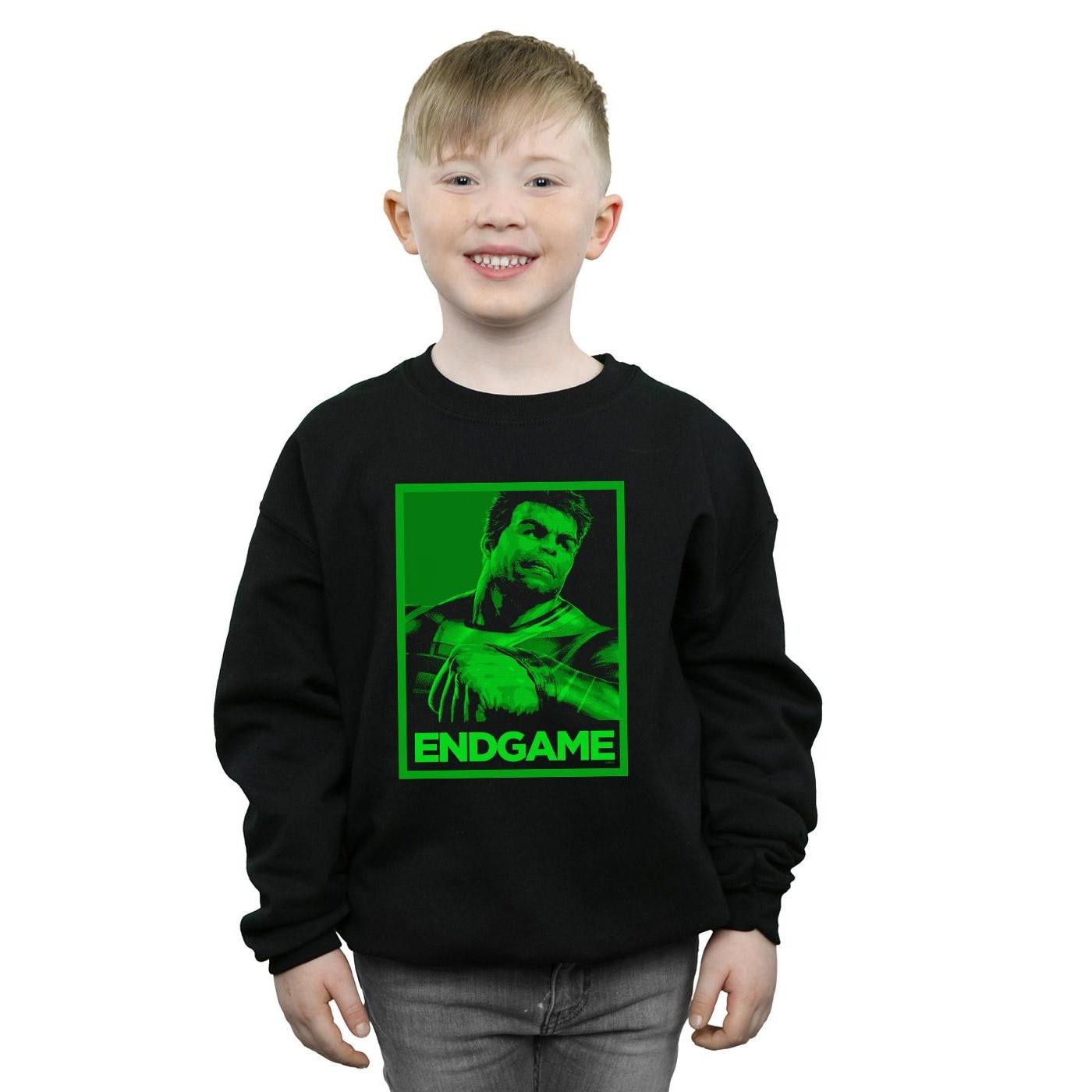 MARVEL  Avengers Endgame Hulk Poster Sweatshirt 