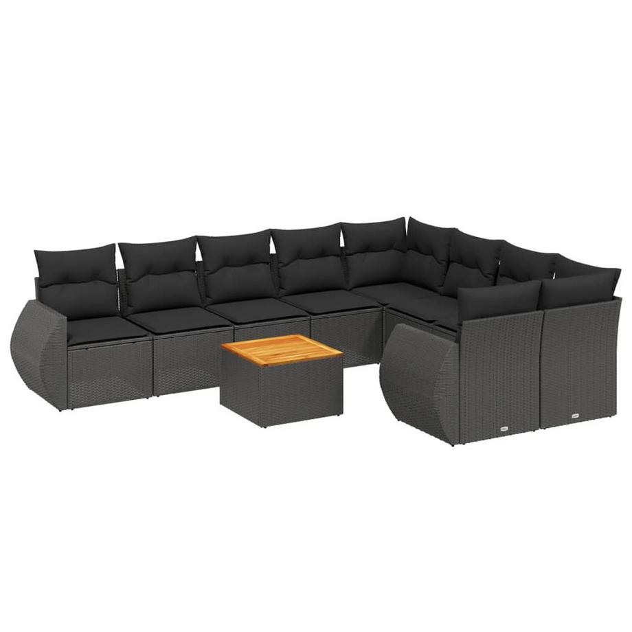 Ensemble de canapés de jardin rotin synthétique