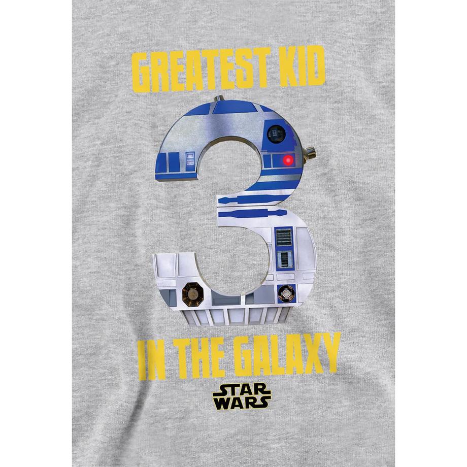 STAR WARS  Greatest Kid In The Galaxy Felpa Con Cappuccio R2d2 