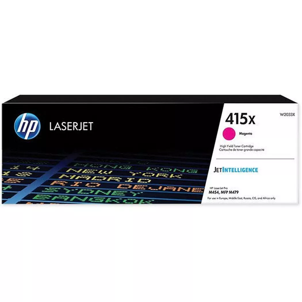 Hewlett-Packard – HP Toner-Modul 415X magenta W2033X CLJ Pro M454/MFP M479 6000 S., One Size