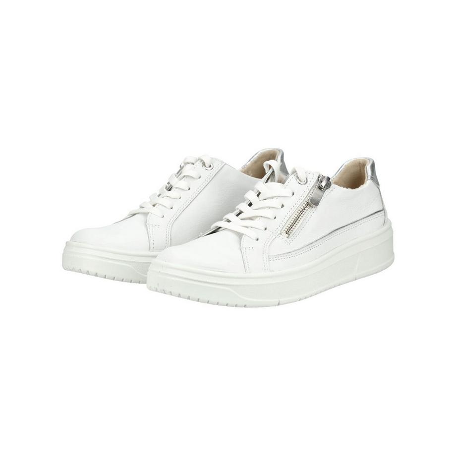 Legero Baskets Blanches avec Fermeture Éclair Latérale  
