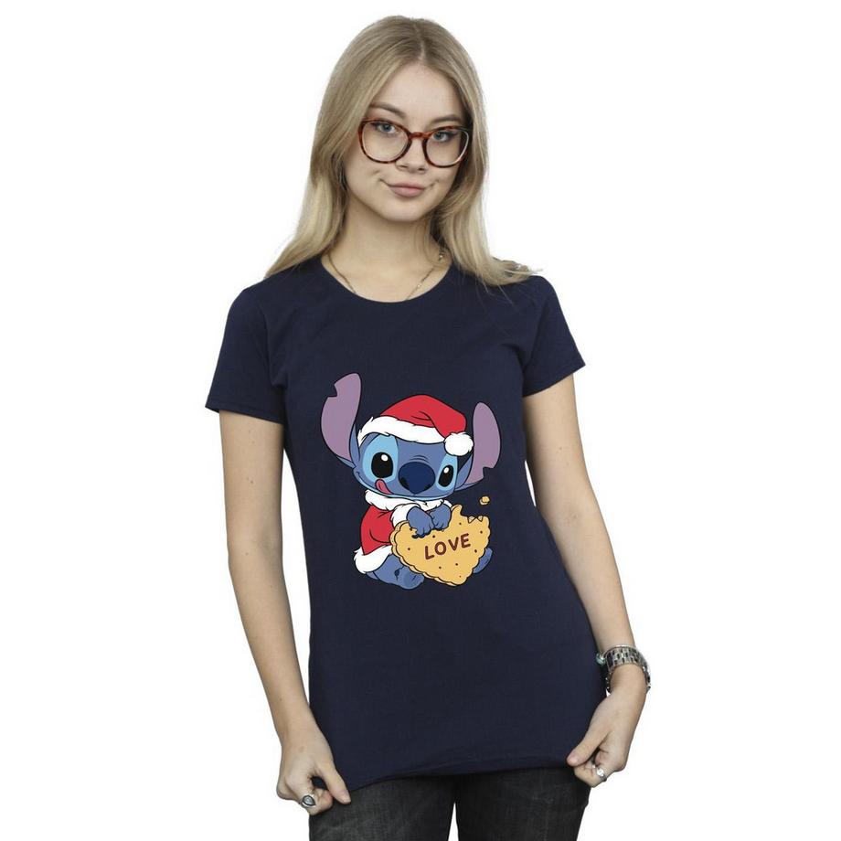 Disney Stitch Biscuit de Noël T-Shirt  