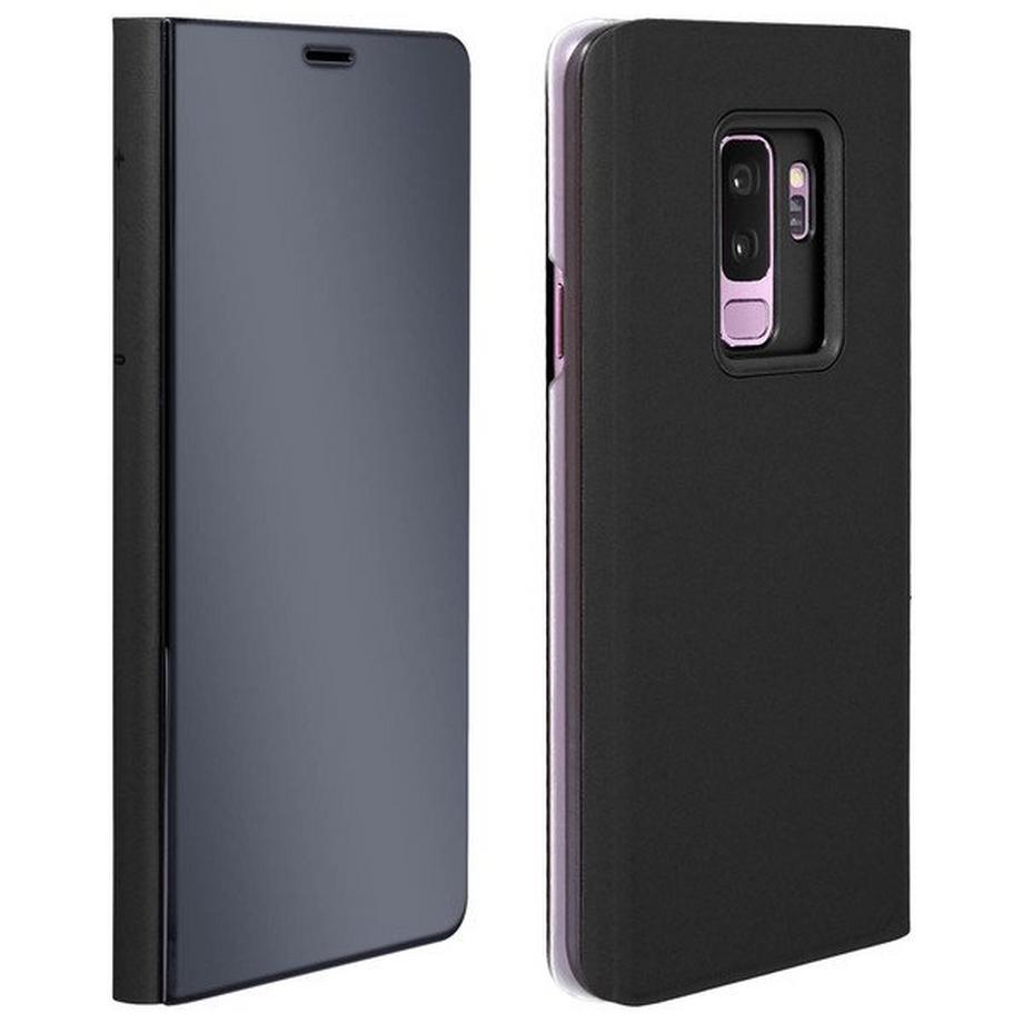 Étui folio Miroir Galaxy S9 Plus - Noir
