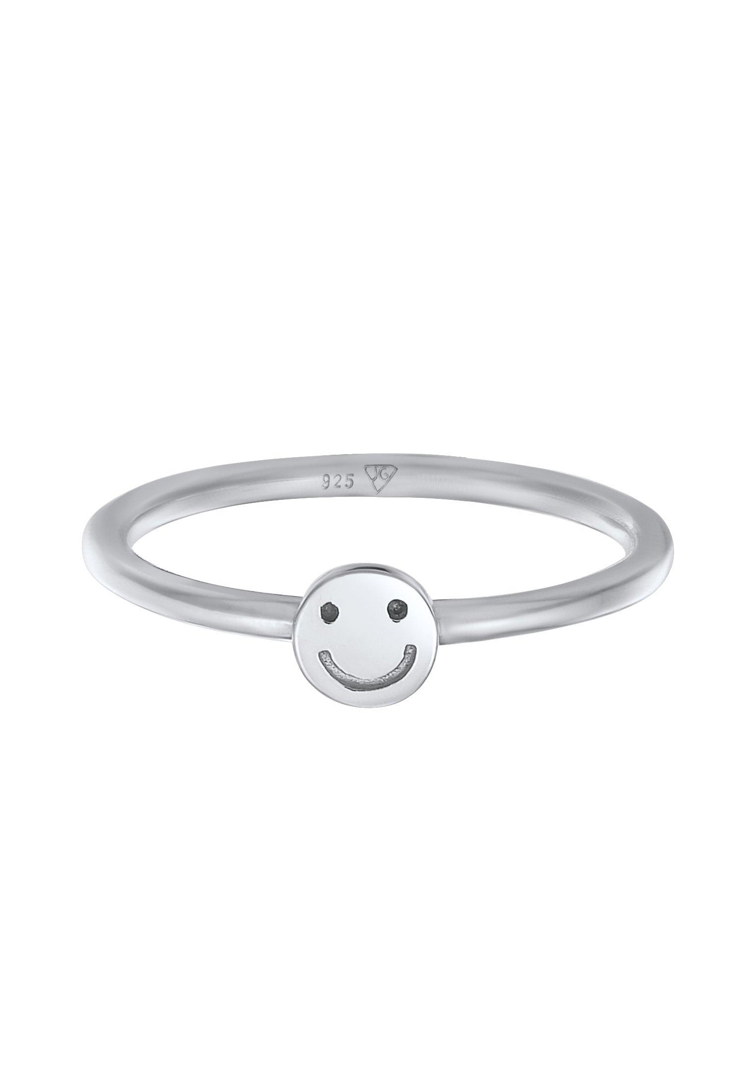 Elli  Ring Mit Smile Pinky Ring 