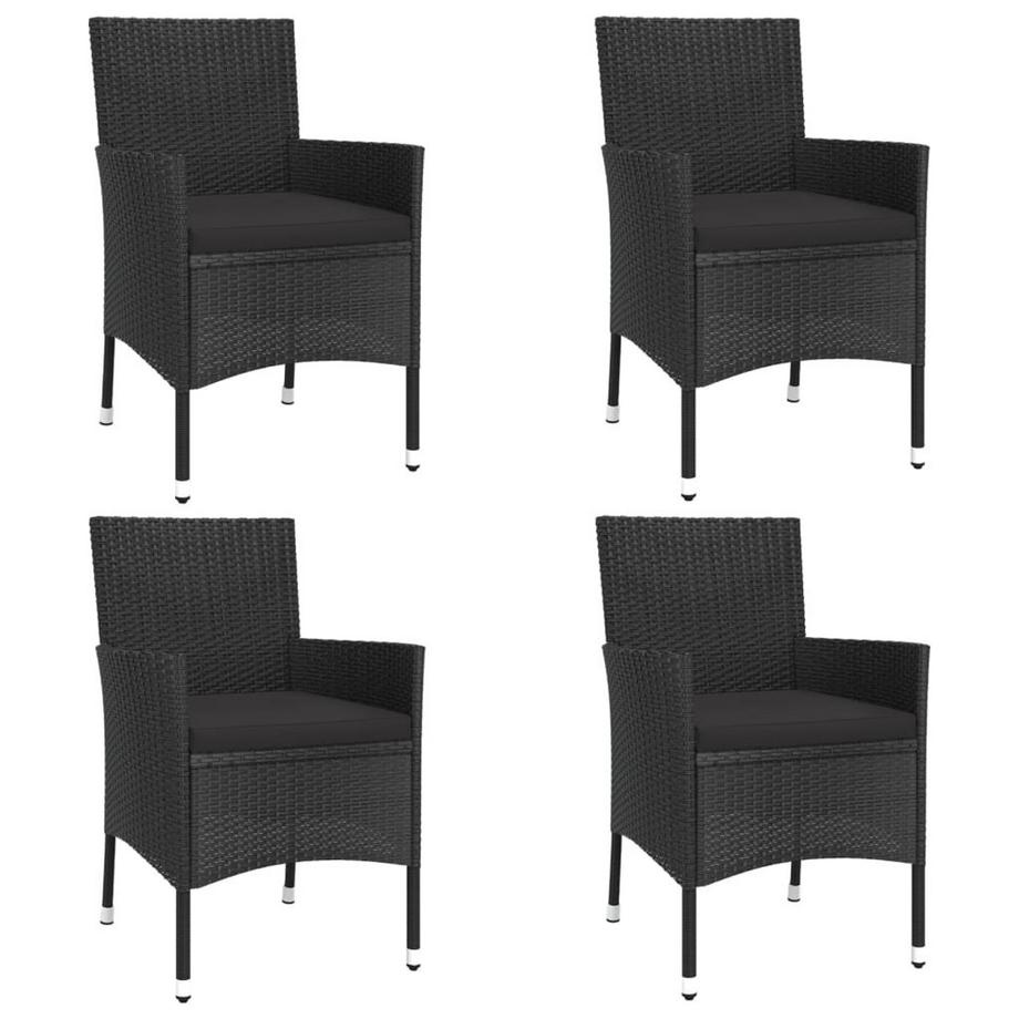 VidaXL Garten essgruppe poly-rattan  