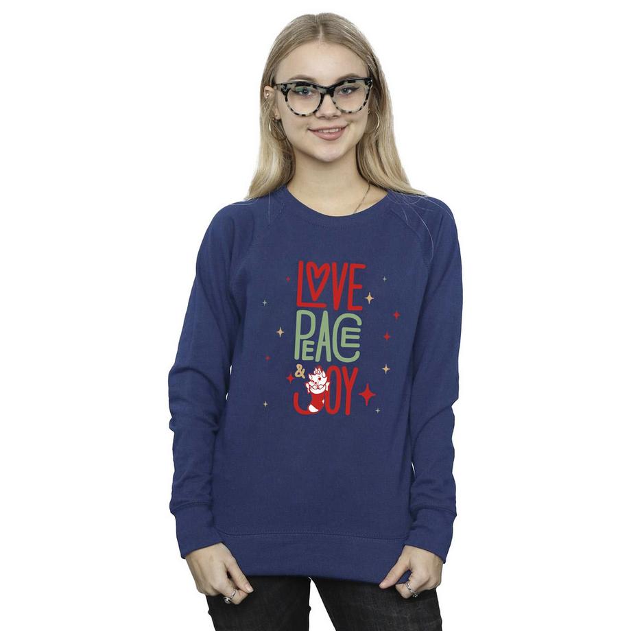 Disney The Aristocats Love Peace Joy Sweatshirt  