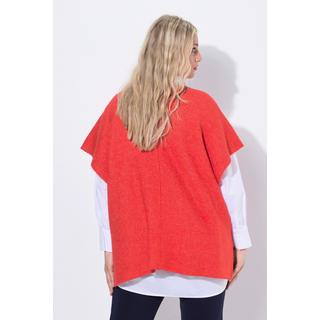 Ulla Popken Cardigan Oversize Ouvert Manches Courtes  