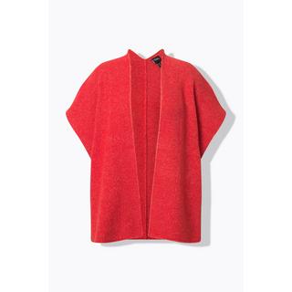 Ulla Popken Cardigan Oversize Ouvert Manches Courtes  