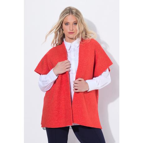 Ulla Popken Cardigan Oversize Ouvert Manches Courtes  