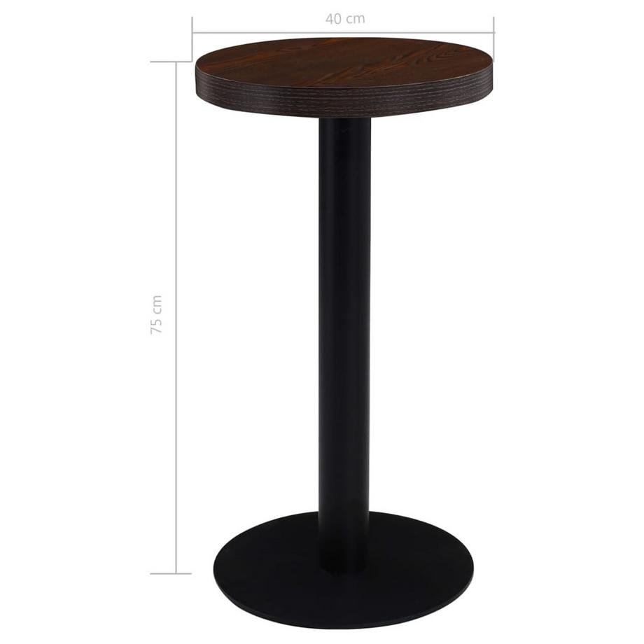VidaXL Table de bistro mdf  