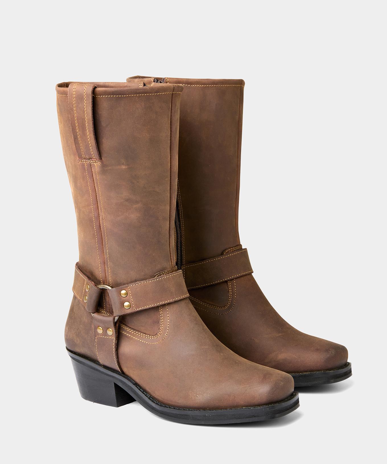 Joe Browns  Hellbraune Lederreitstiefel 