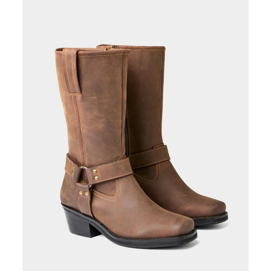 Joe Browns  Hellbraune Lederreitstiefel 