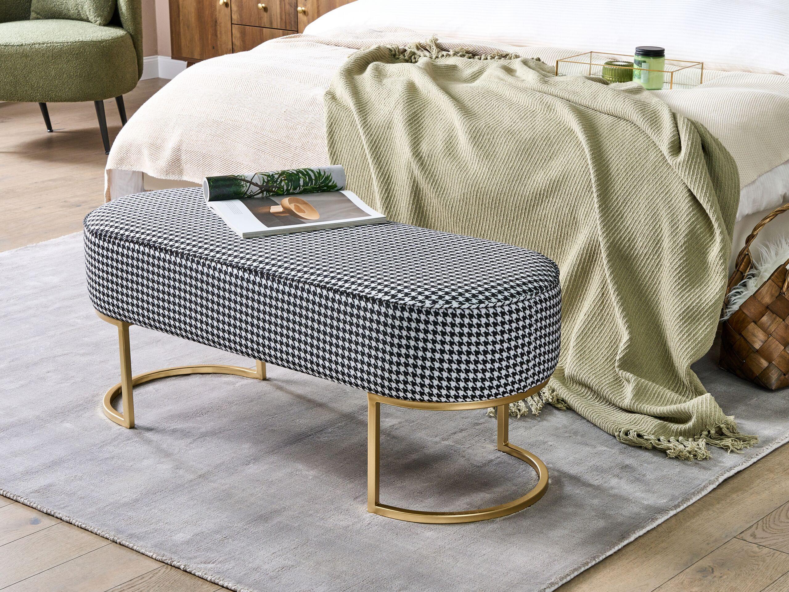 Beliani Banc en Polyester Glamour MILRY  