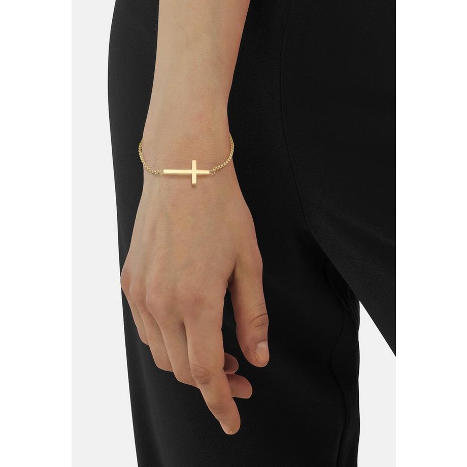 Heideman  Crux silberfarben poliert 