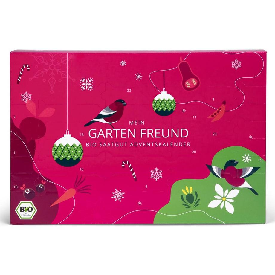 Geschenkidee Saatgut Garten Adventskalender  