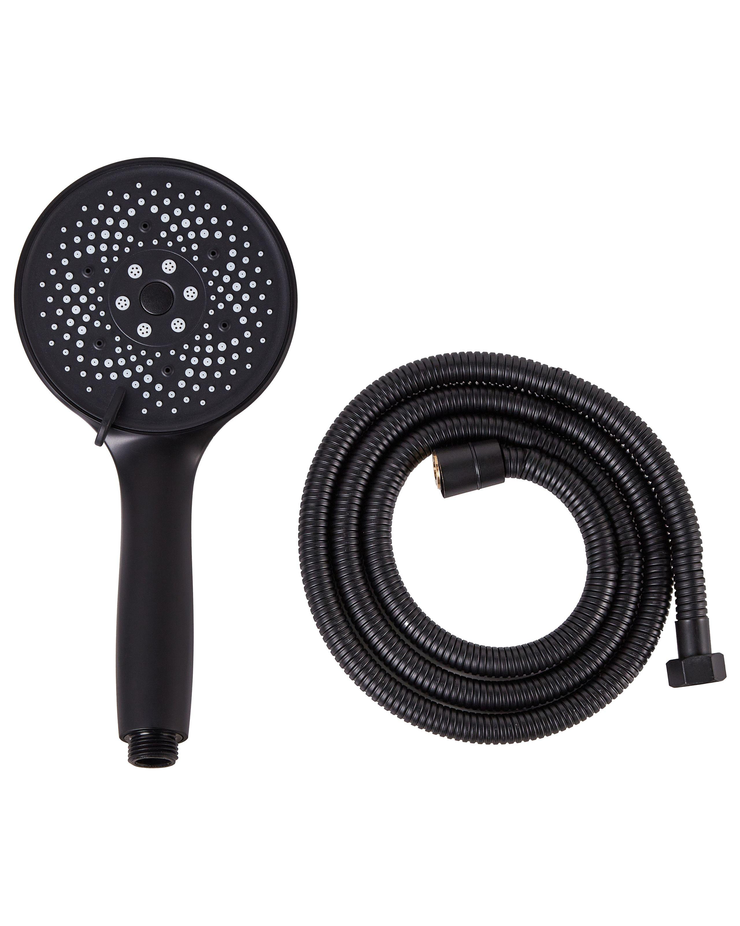 Beliani Duschkopf mit Schlauch aus ABS (robuster Kunststoff) Klassisch ICHMA  