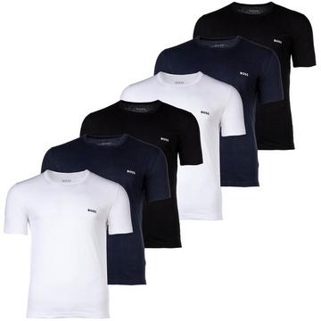 T-Shirt  6er Pack Bequem sitzend-T-Shirt RN 3P Classic