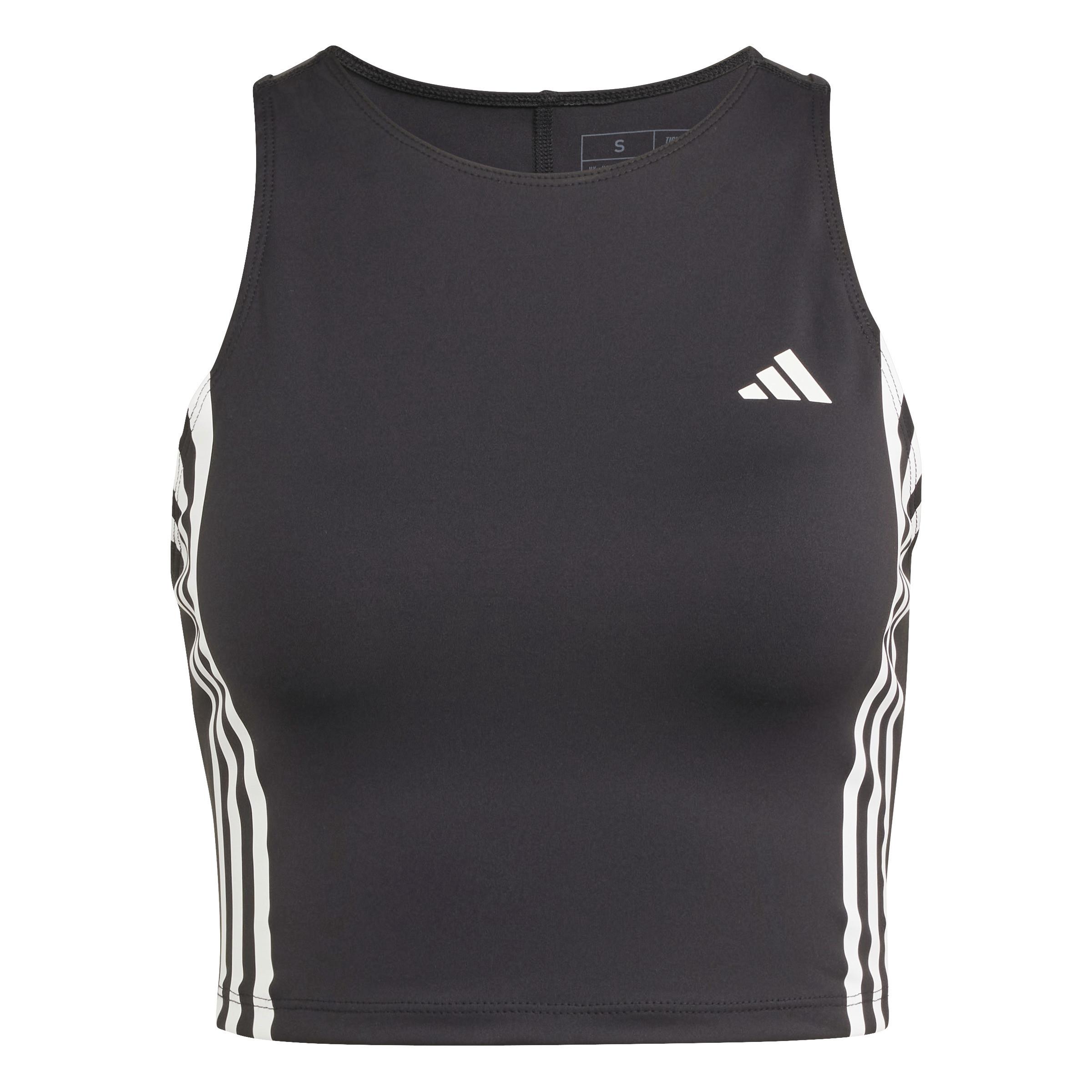 adidas  damen-top own the run 3 stripes 